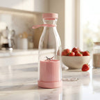 Portable Mini Electric Juicer Blender – 380ml USB Rechargeable Bottle