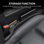 Car Seat Gap Filler | Anti-Drop Soft Leak-Proof Filler for Phones, Cards & Coins