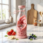 Portable Mini Electric Juicer Blender – 380ml USB Rechargeable Bottle