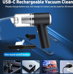 Multipurpose Portable Wireless Vacuum Cleaner & Air Duster