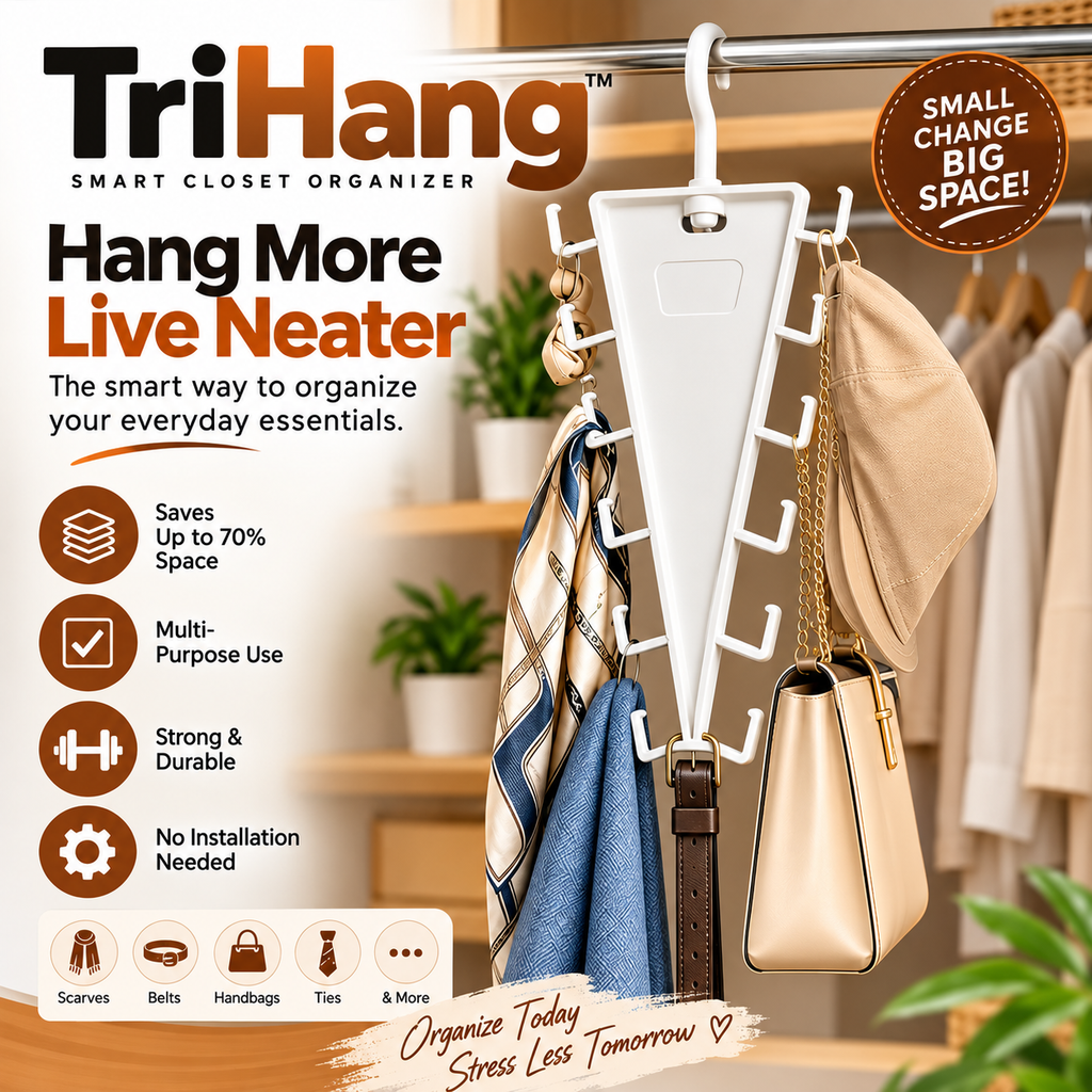 TriHang™ Smart Closet Organizer