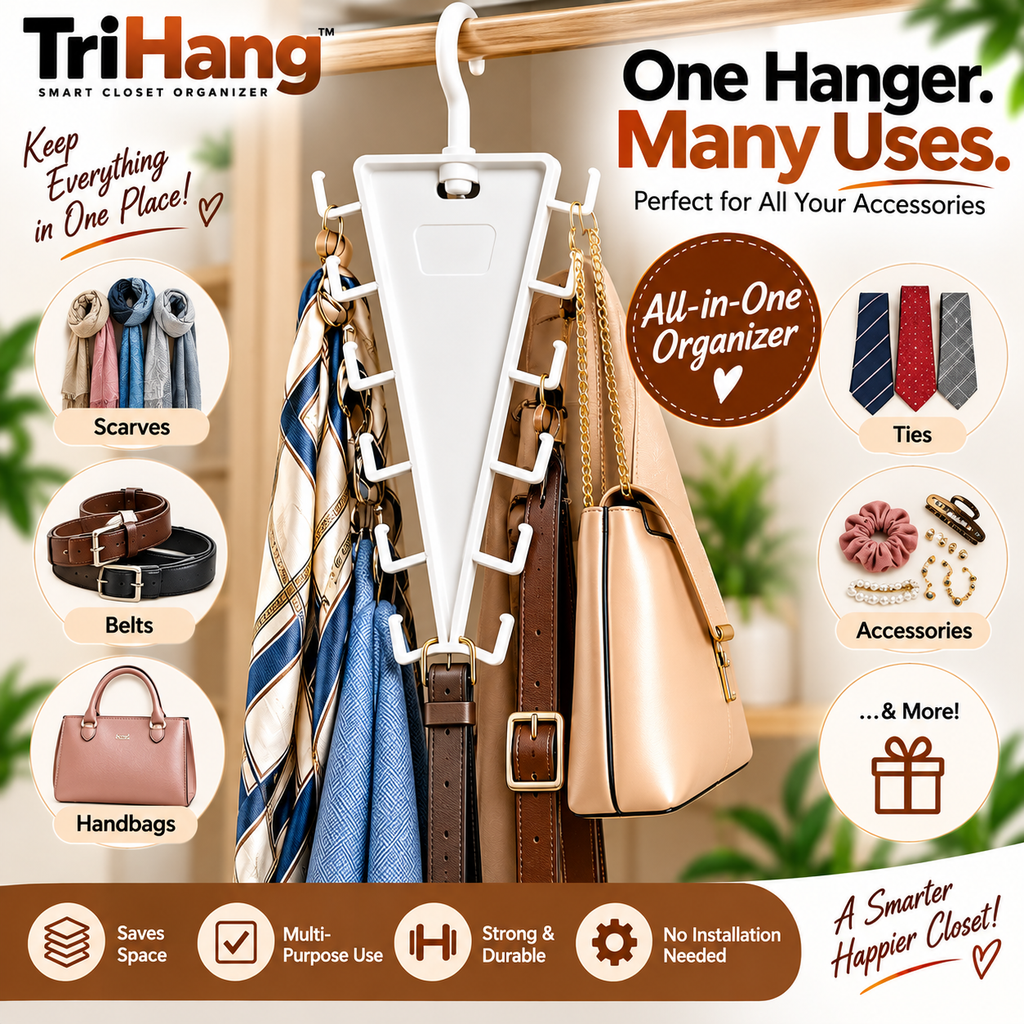 TriHang™ Smart Closet Organizer