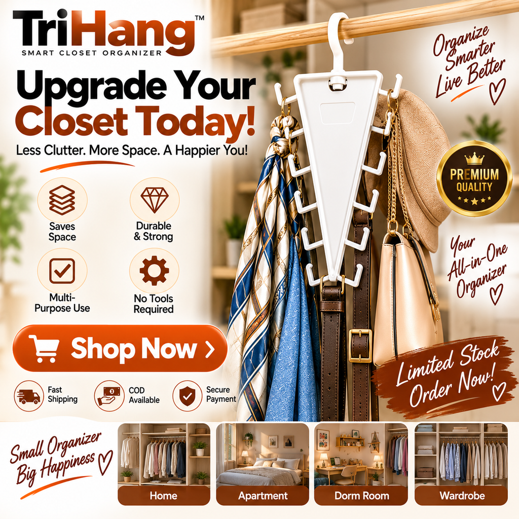 TriHang™ Smart Closet Organizer