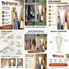 TriHang™ Smart Closet Organizer