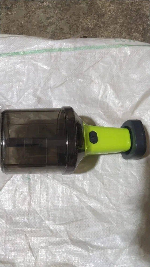 Manual Push-Press Vegetable & Fruit Chopper | Stainless Steel Blades