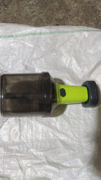 Manual Push-Press Vegetable & Fruit Chopper | Stainless Steel Blades